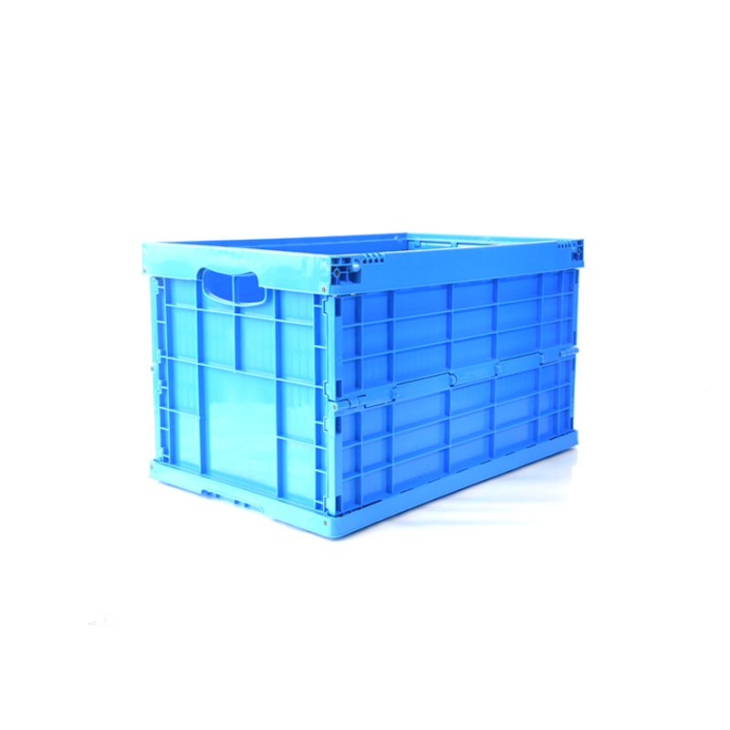 AS-604034-C1 Solid foldable plastic crate