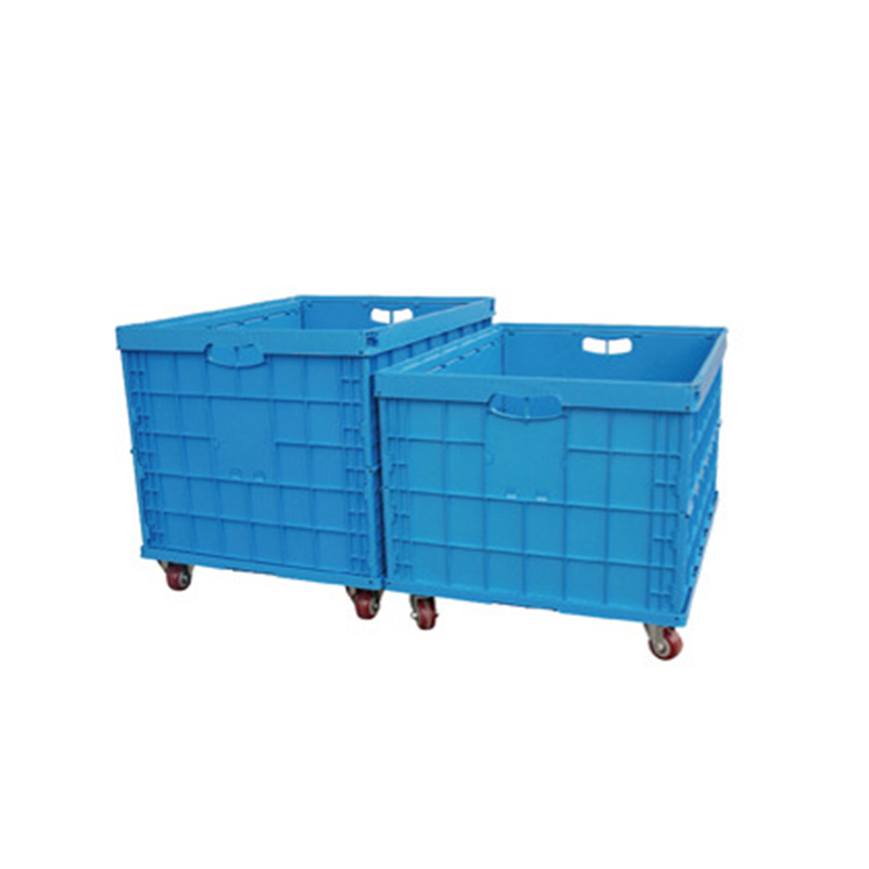 AS-806053-C1 Solid foldable plastic crate