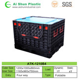 840L foldable plastic pallet box