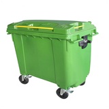 600L wheeled plastic garbage bin