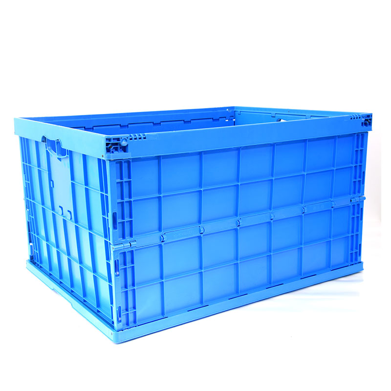 AS-806045-C1 Solid foldable plastic crate