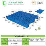No.118 Perforated Top Three Skids Plastic Pallet