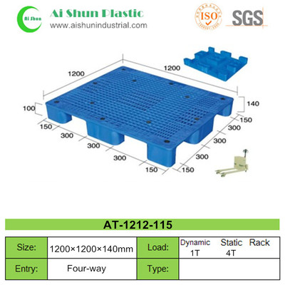 No.115 Perforated Nine Feet Plastic Pallet