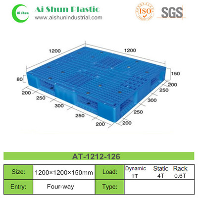 No.126 Mesh DoubleSides Plastic Pallet