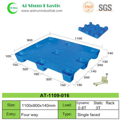 No.16 light duty plastic pallet