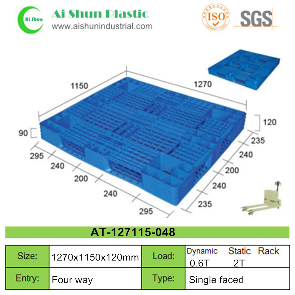 No.48 Cross Bottom Plastic Pallet
