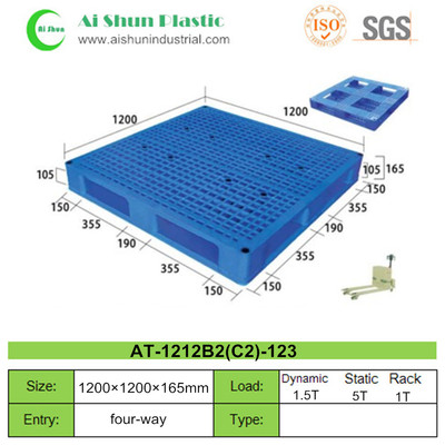No.123 Mesh Top Cross Deck Plastic Pallet
