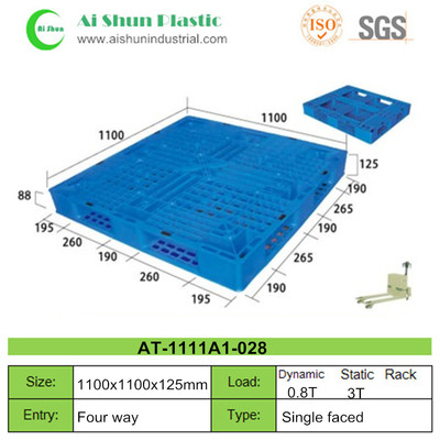 No.28 Cross Deck Plastic Pallet