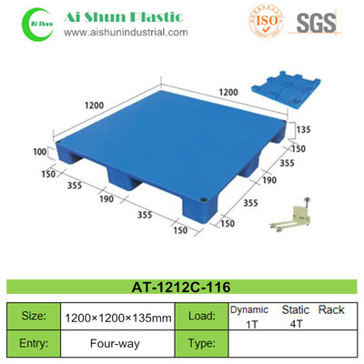 No.116 Flat Top Nine Feet Plastic Pallet