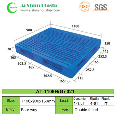 No.21 Double sides Mesh  plastic pallet