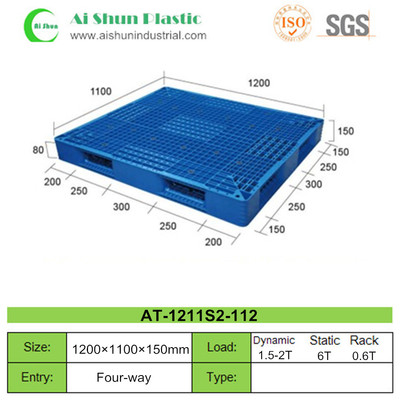 No.112 Reverisble Sides Plastic Pallet
