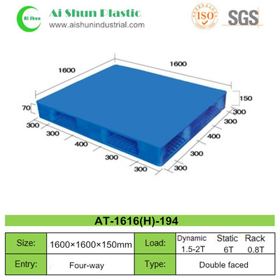 No.194 Flat Double Sides Plastic Pallet 