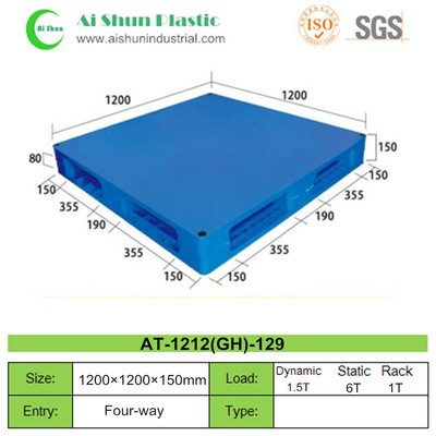No.129 Flat Reverisible Sides Plastic Pallet