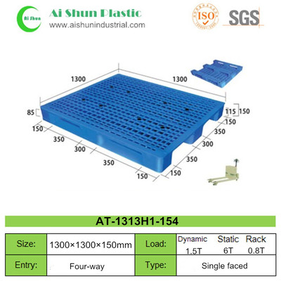 No.154 Mesh Three Skids Plastic Pallet