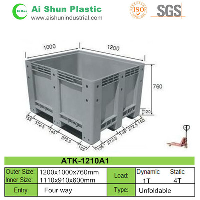 600L Solid Pallet Box