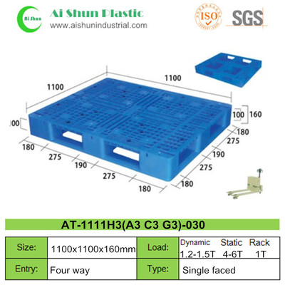 No.30 Cross Open Deck Plastic Pallet