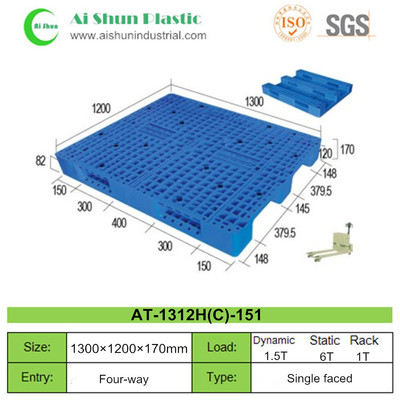 No.151 Mesh Three Skids Plastic Pallet