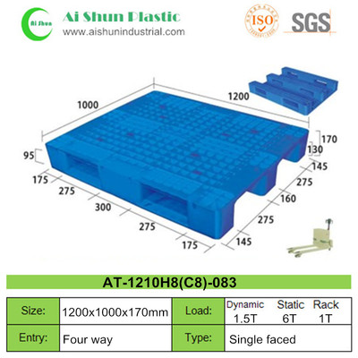 No.83 Single Side Plastic Pallet
