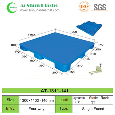 No.141 Flat Top Nine Feet Plastic Pallet