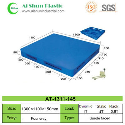 No.145 Flat Top Deck Plastic Pallet
