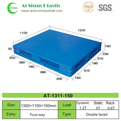 No.150 Flat Reversible Plastic Pallet