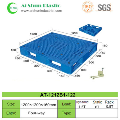 No.122 Perforated Top Stack Plastic Pallet