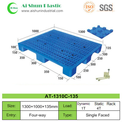 No.135 Mesh Top Nine Feet Plastic Pallet