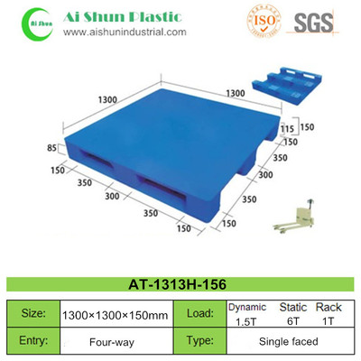 No.156 Flat Three Skids Plastic Pallet