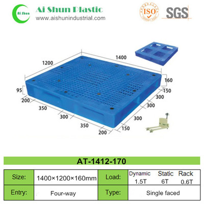 No.170 Perforated Cross Deck Plastic Pallet 
