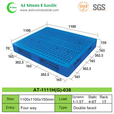 No.38 Reversible Double Sides Plastic Pallet